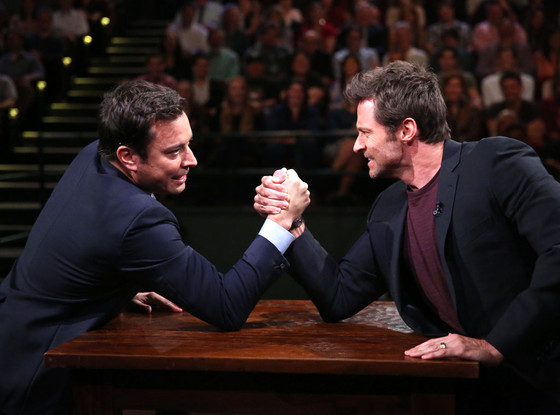 Jimmy Fallon, Hugh Jackman, LATE NIGHT WITH JIMMY FALLON Jimmy Fallon, Hugh Jackman, LATE NIGHT WITH JIMMY FALLON